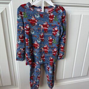 Posh Peanut Santa Claus Kids Christmas Pajamas Size 2T for Boys or Girls
